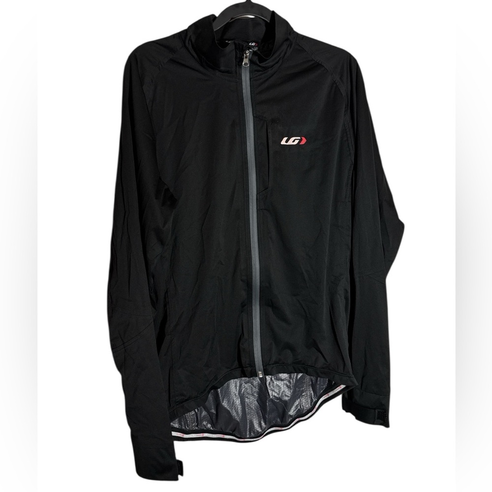 Garneau Men’s Black Cycling Jacket pack pocket size Large